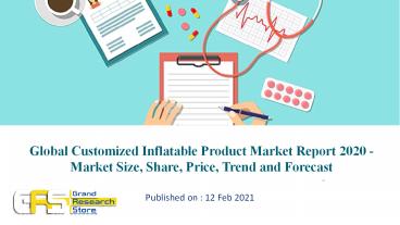 Global Customized Inflatable Product Market Report 2020 - Market Size, Share, Price, Trend and Forecast