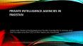 In 2021, Top Private Intelligence Agencies in Pakistan PowerPoint PPT Presentation