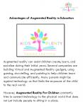 Advantages of Augmented Reality in Education PowerPoint PPT Presentation
