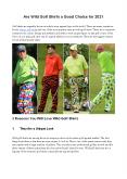 Are Wild Golf Shirts a Good Choice for 2021 PowerPoint PPT Presentation