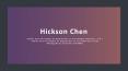 Hickson Chen - A Highly Organized Professional PowerPoint PPT Presentation