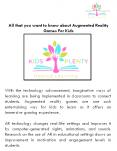 All that you want to know about Augmented Reality Games For Kids PowerPoint PPT Presentation