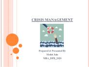 Crisis Management