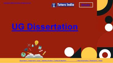 The UK Undergraduate or Bachelor’s Complete or Part Dissertation Writing Service