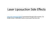 Laser Liposuction Side Effects