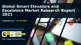 Smart Elevators and Escalators PowerPoint PPT Presentation