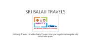 Best Tirupati package from Bangalore