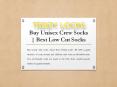 Buy Unisex Crew Socks | Best Low Cut Socks | Socks Seller