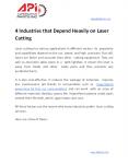 4 Industries that Depend Heavily on Laser Cutting PowerPoint PPT Presentation