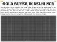 Gold Buyer In Delhi NCR