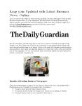 Keep your Updated with Latest Business News, Online (1) PowerPoint PPT Presentation