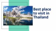 Best Place To Visit In Thailand