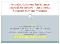Female Hormone Imbalance Herbal Remedies – An Herbal Support For The Women