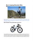 Best Jumping Mountain Bike Review PowerPoint PPT Presentation