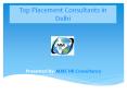 Top placement consultants in delhi india PowerPoint PPT Presentation