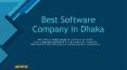 Best Software Company in Dhaka PowerPoint PPT Presentation