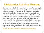 Bitdefender Antivirus Reviews