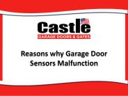 Reasons why Garage Door Sensors Malfunction