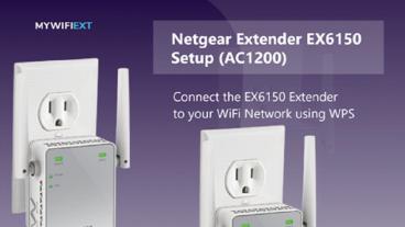 Connect The NETGEAR EX6150 AC1200 Extender With Router (1)