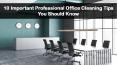 10 Important Office Cleaning Tips You Should Know PowerPoint PPT Presentation