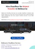 Hire Chauffeur for Airport Transfer in Melbourne PowerPoint PPT Presentation