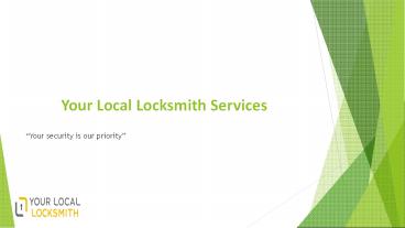 Your Local Locksmith Services
