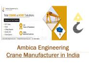 Crane Manufacturers in India