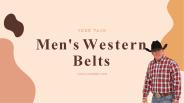 Men's Western Belts