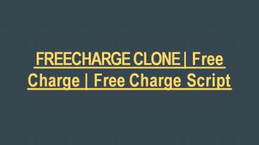 FREECHARGE CLONE | Free Charge | Free Charge Script (4)