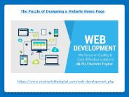 The Puzzle of Designing a Website Home Page