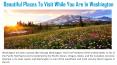 Beautiful Places To Visit While You Are In Washington
