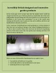 Incredibly British designed and innovative garden products PowerPoint PPT Presentation