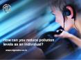 How can you reduce pollution levels as an individual? PowerPoint PPT Presentation
