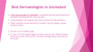 Best Dermatologists in Islamabad