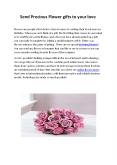 Send Precious Flower gifts to your love PowerPoint PPT Presentation
