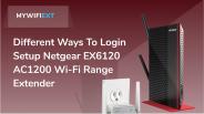 How To Log In Setup Netgear Ex6120 Ac1200 Extender