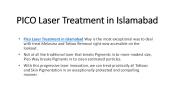 PICO Laser Treatment in Islamabad