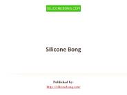 Silicone Bong