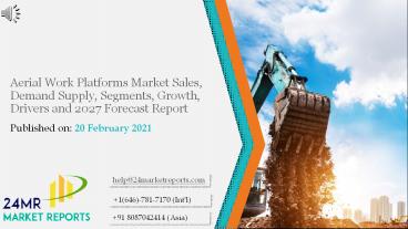 Aerial Work Platforms Market Research Report 2021