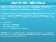 Ideas for 991 Turbo Exhaust