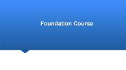 Foundation Coaching at ARMS Academy, Pune