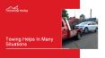 Towing Helps In Many Situations PowerPoint PPT Presentation