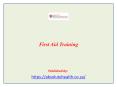 First Aid Training PowerPoint PPT Presentation