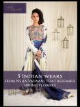 5 Indian wears from Neha Vaswani that resemble spring flowers PowerPoint PPT Presentation