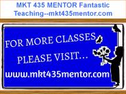 MKT 435 MENTOR Fantastic Teaching--mkt435mentor.com