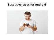 Best travel apps for Android