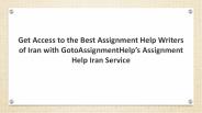 GotoAssignmentHelp’s Assignment Help Iran Service