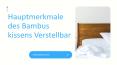 Hauptmerkmale des Bambus kissen Verstellbar PowerPoint PPT Presentation