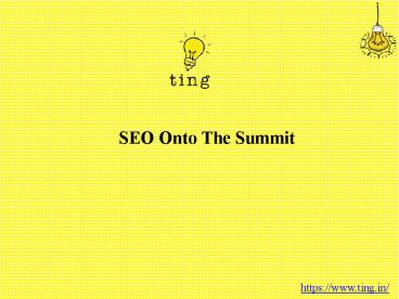 SEO: Onto The Summit