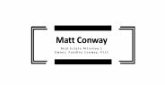 Matt Conway - Provides Consultation in Strategic Planning